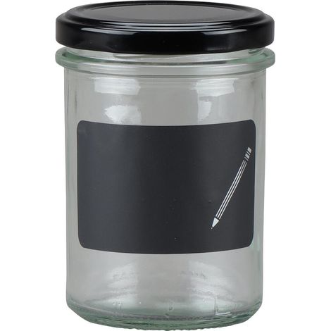 Sturz-Glas "Cucinare" 230 ml mit Kreidefeld zum Beschriften (1/3)