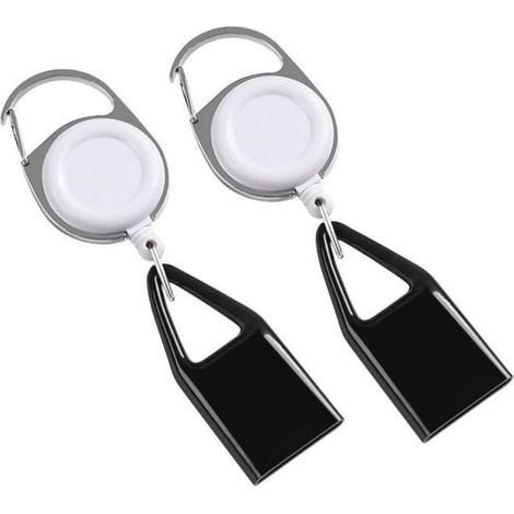 Bardusch-Lot de 2 porte-briquet rétractable de qualité supérieure. (1/4)