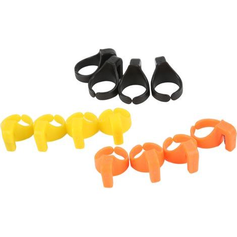 12 Anneaux Découpe-Ligne Colorés en Plastique pour Couture, Bijoux, Patchwork, Tricot et Point de Croix (1/5)