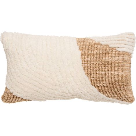 Rechteckiges Loomia-Kissen, 30 x 50 cm, beige - Atmosphera créateur d'intérieur (1/3)