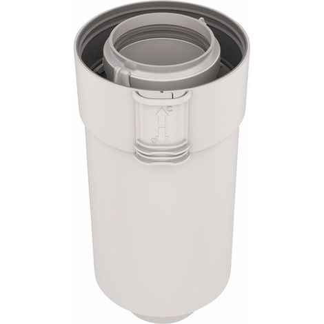 Rohrleitung Rolux Kondensation Ø 80/125mm PPtl/PVC Länge 1000mm Sekurit-System