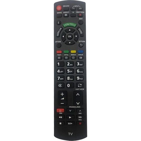 Remplacement telecommande panasonic n2qayb000487 pour Panasonic Viera TV:TH-32LRG20E TX-L42E3B TX-P46S20E TX-P50U30E (1/4)