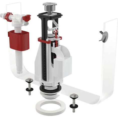 Alca Kit de descarga de inodoro de doble botón (SA08A-3/8)