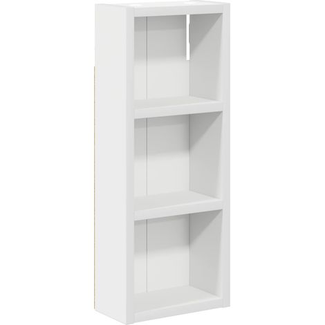 Armario de pared para baño 20 x 10 x 50 cm Madera de ingeniería vidaXL