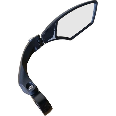 Rétroviseur de guidon de vélo neuf (noir droit) - Lentille en verre haute définition antidéflagrante pour vélo électrique (1/5)
