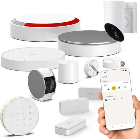 SOMFY 1875351 - Home Alarm Essential - Pack video plus