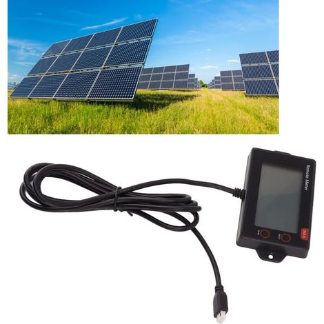Écran LCD externe RM 6 avec design double bouton pour contrôleur MC : données opérationnelles et installation facile en ABS.