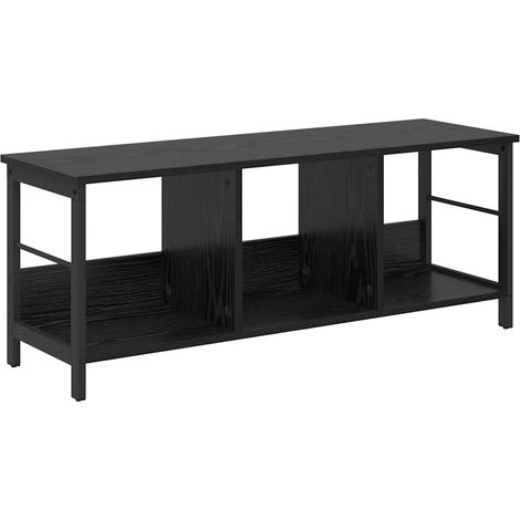Maison Exclusive - Bücherregal Schwarz Eichen-Optik 102 x 32 x 40