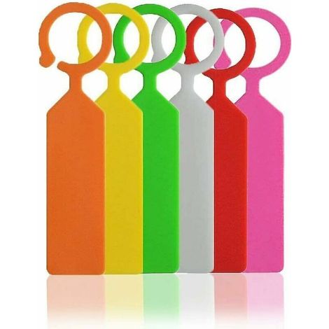 300 pieces plastic tree labels, hanging plant labels, waterproof plastic garden markers, 6 colors (1/5)