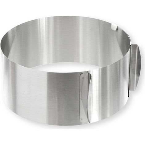 Cercle extensible en inox de 16 à 30 cm - Alice Délice