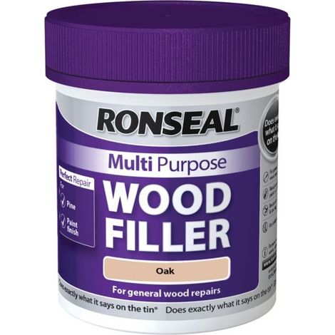 Ronseal Multi Purpose Wood Filler - Oak - 465g - Tub