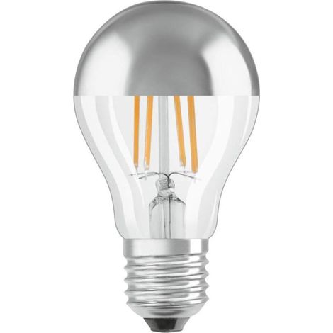 Ampoule LED 220 V  Culot E27  Blanc chaud  2700 K  8 W  Transparente  LED rétrofit (1/5)