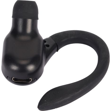 Casque Bluetooth 5.2, son stéréo HiFi, appels HD, réduction du bruit, étanche IPX4, oreillette sans fil Bluetooth mono, noir (1/5)