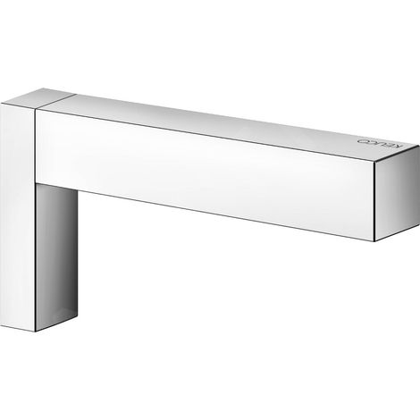 Support de papier toilette EDITION 90 SQUARE pour rouleaux de rechange, chromé, profondeur 118 mm (1/4)