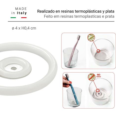 GEDY 20200000900 SILVERINO Disco Antibacteriano Transparente - ref: 20200000900 (1/2)