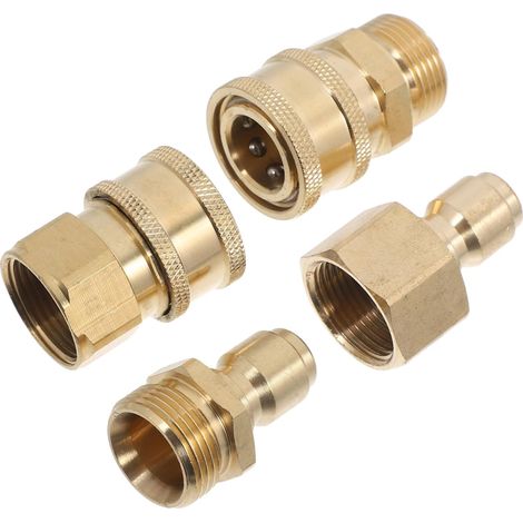 1satz Hochdruckreiniger Schnellanschluss Adapter Kit (1/5)