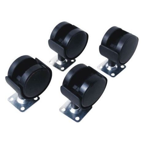 TEC HIT 114101- 4 roulettes pivotantes DIAM. 48 mm (1/2)