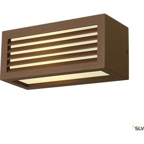 Applique extérieure BOX-L rouille E27 18W max IP54 - SLV - 232497 (1/5)