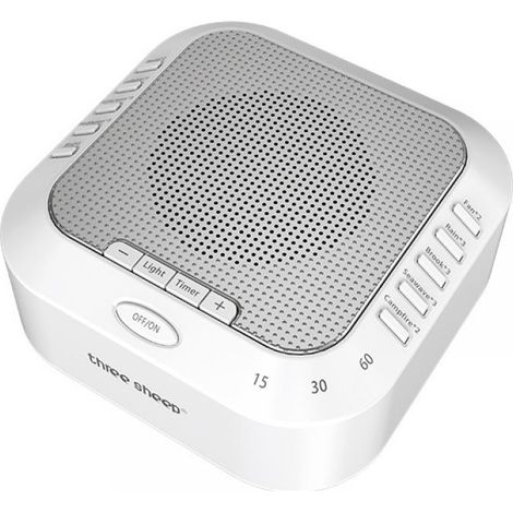 Machine À Bruit Blanc - 40 Sons Apaisants - Pour Adultes Et Bébés - Minuteur 30/60/90 Min - Alimentation USB - Blanc - 1 Pièce (1/5)