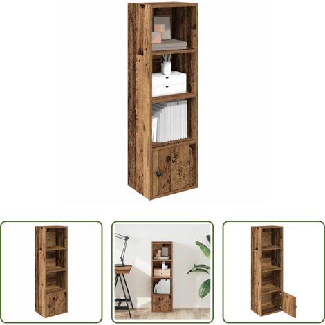 Bücherregal Altholz -  Bücherregal Altholz-Optik 31x24x102 cm Holzwerkstoff (1/5)