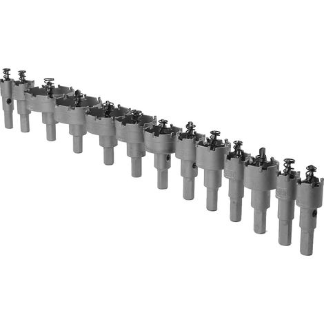 Jeu de 13 forets et scies cloches à pointe carbure, accessoire pour outils électriques, 16-53 mm (1/5)