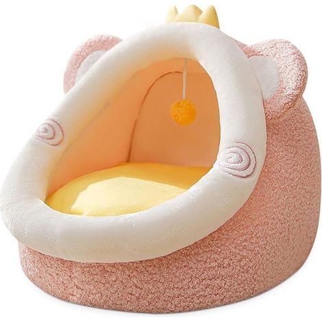 Cozy Rose Pet Tent Bed for Dogs and Cats
