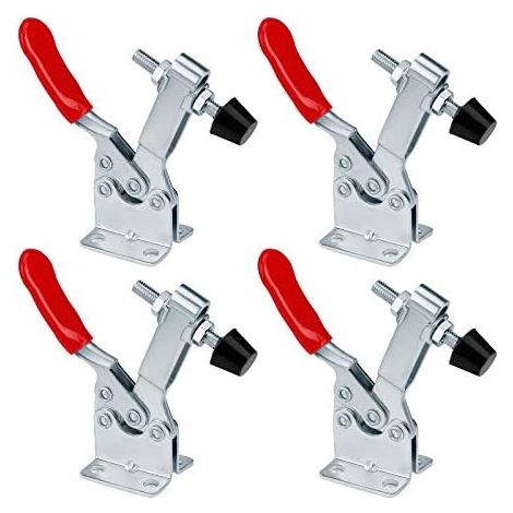 CSPARKV Knee Clamp Tightening Hand Tool Holding Capacity About 90 Kg Quick Release Anti-Slip GH-201-B 4pcs