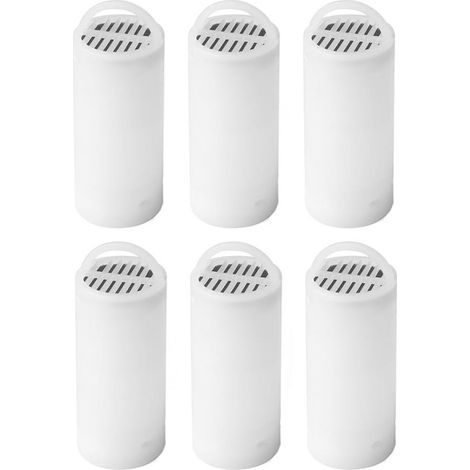 6pcs Filtre à charbon, Matériaux sûrs, Élimine impuretés et odeurs, Pour fontaine à eau animaux (1/5)