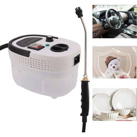 Nettoyeur vapeur haute température et haute pression 2500 W à chauffage rapide, appareil ménager pour éliminer les taches et les graisses, blanc élégant, norme européenne 220 V (1/5)