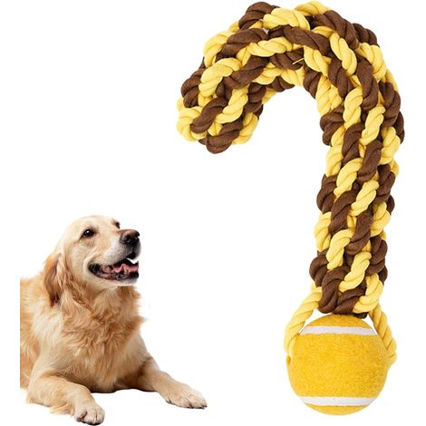 Rope Ball Dog Toy, Rope Ball Teething Training Toy, Bite