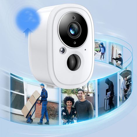 Caméra solaire PIR extérieure intelligente 3MP avec protection anti-graffiti, vision nocturne haute définition et audio bidirectionnel. (1/5)
