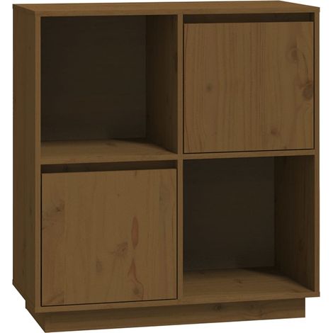 Maison Exclusive - Credenza Marrone Ambrato 74x35x80 cm in Legno Massello di Pino