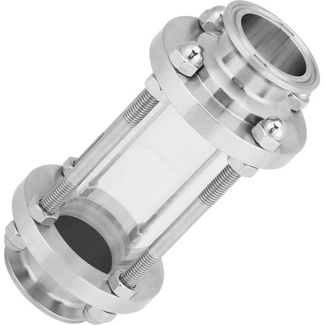 Durchfluss-Schauglas aus Edelstahl 304, Tri-Clamp-Typ, 38 Ø (1/5)