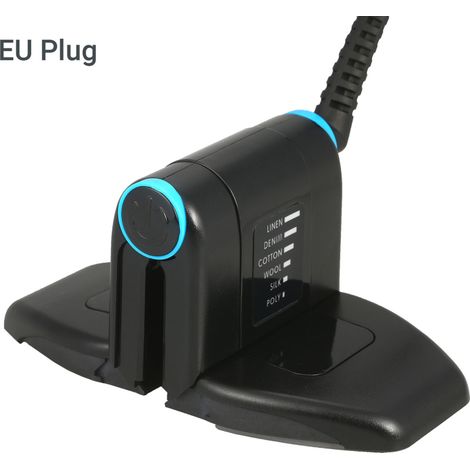 Miniplancha eléctrica portátil, plancha en seco, plancha plegable, vaporizador de ropa, planchado de retoque para viajes de negocios y de placer.