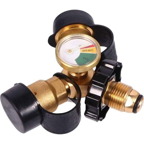 Diviseur de Bouteille de Gaz Double Voie - Robinet d'Arrêt pour Diviseur de