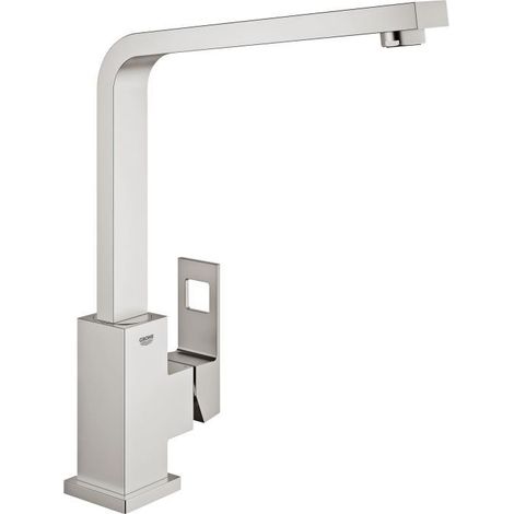 GROHE Eurocube Einhand-KÃ¼chenmischer GrÃ¶ÃŸe L Supersteel 31255DC0 (1/3)