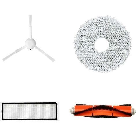 Für Xiaomi Robot X10+ X10 Plus B101GL Saugroboter Haupt- und Seitenbürste HEPA-Filter Wischtuch Staub