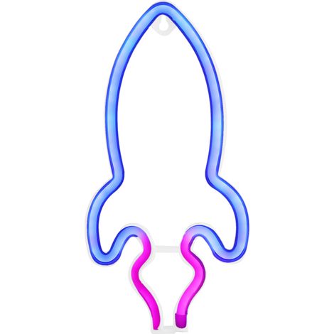 [Luminaire Neon LED] Éclairage Décoratif à Double Couleur pour la Maison avec Options USB/Batterie - ABS/PVC - 29cm