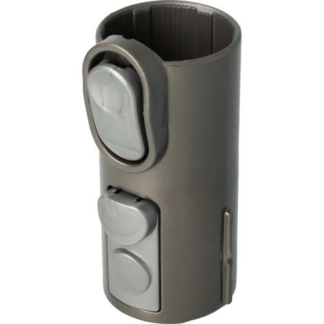 vhbw Adaptateur pour aspirateur compatible avec Dyson DC37c, DC52, V6 (ancien vers moderne) - rouge / noir, plastique