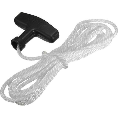 Nouvelle poignée de démarrage universelle pour tondeuses à gazon, cordon de démarrage de 1,1 m, moteur à essence (1/5)