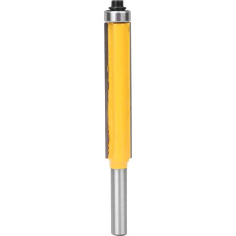 Fraise à bois à queue de 8 mm avec roulement pour le fraisage à ras (812,763,5 mm)