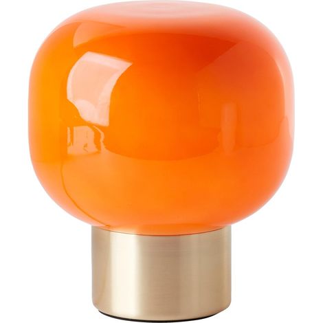 Lámpara Arancia e14, altura 19,4 cm, cristal naranja brillante. BRILLIANT (1/5)