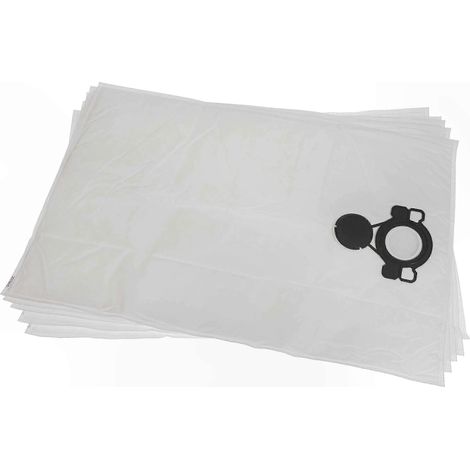 Compatible avec les sacs d'aspirateur en paquet de 5, modèles Flex VCE 44 M AC, VCE 44 L AC - 52,5 cm x 39 cm, blanc. (1/4)