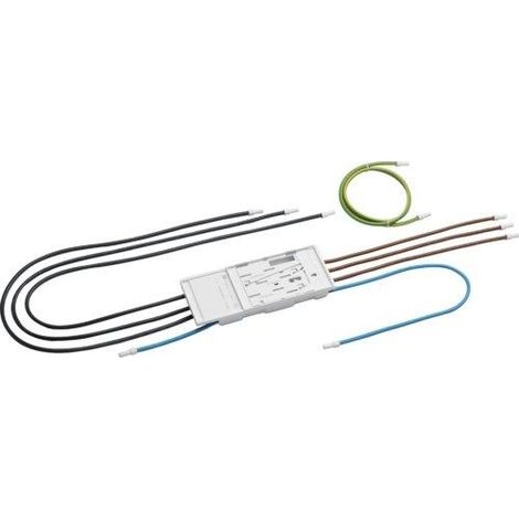 Hager KU76S50 casete de alimentación 5 polos blanco puro