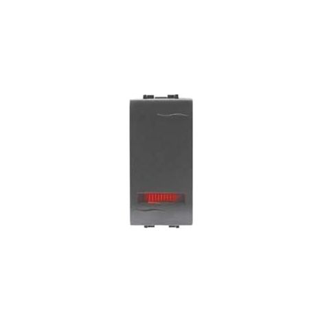 INTERRUTTORE DEVIATORE UNIPOLARE LUMINOSO ONDA- - deviatore 16AX 250V (7708.6) - 6 pezzi MARLANVIL