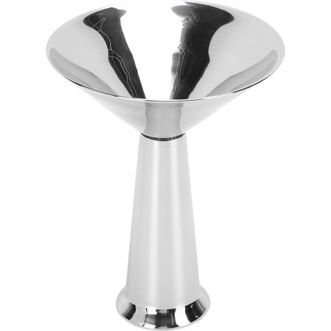 Tasse à crème glacée en acier inoxydable, bol de service à Dessert, collation à pieds, bonbons pour salade, fruits, Pudding, yaourt, fête conique