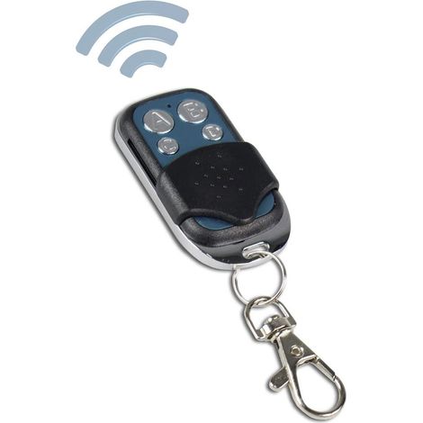 Telecomando universale cancello porta 433 mhz 4 canali apertura automatica garage a distanza ampio raggio compatto e pratico (1/2)