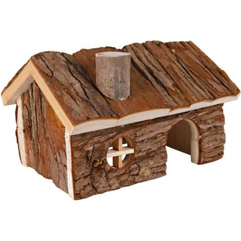 Maison hendrik, dègues, en bois d'écorce - 20 × 17 × 12 cm - Maison hendrik, dègues, en bois d'écorce - 20 × 17 × 12 cm