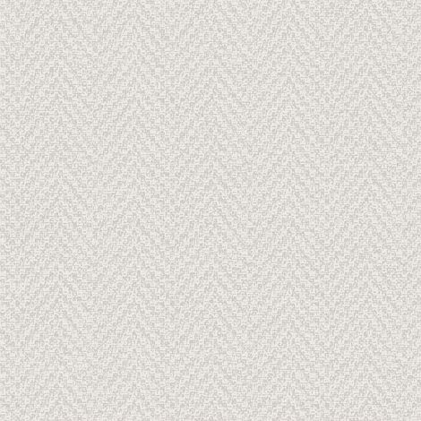 Textured Vinyl Wallpaper Off-White Grey Chevron Weave Matt Paste The Wall 10m (1/4)
