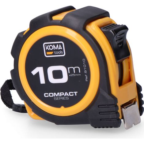 Flexometre 10m X 25mm Abs Compact Koma Tools (1/2)